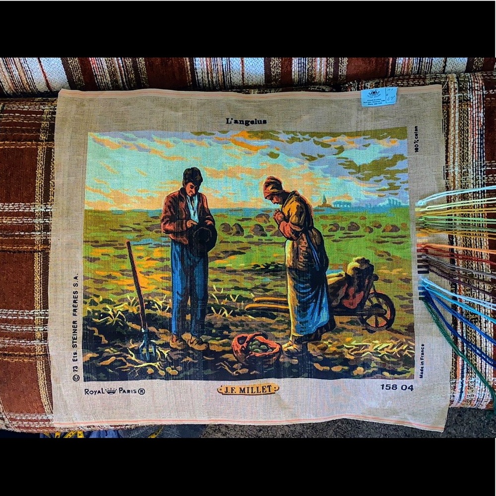 COPY - Needlepoint 1973 j.f. Millet Royal Paris
